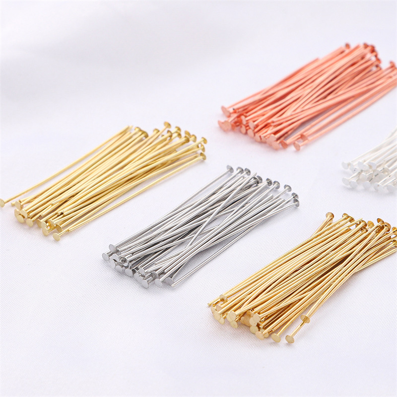 Drop Earrings - 50 unids/pack de alfileres de cabeza