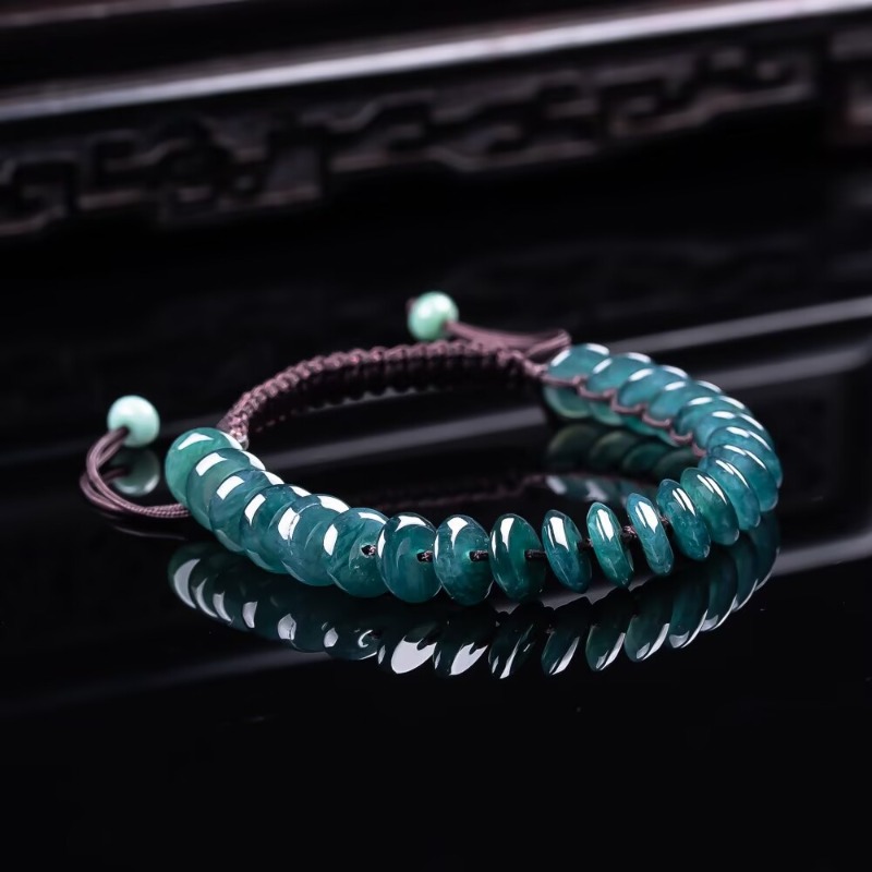 Charm Bracelet Beads - Pulsera de cuentas de esmeralda natural