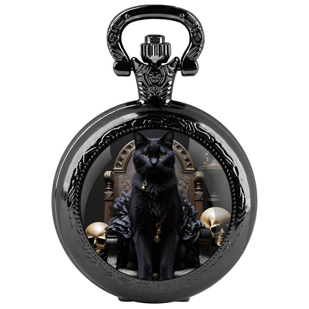 King'S Jewelry Watches - Árbol de acero inoxidable negro del