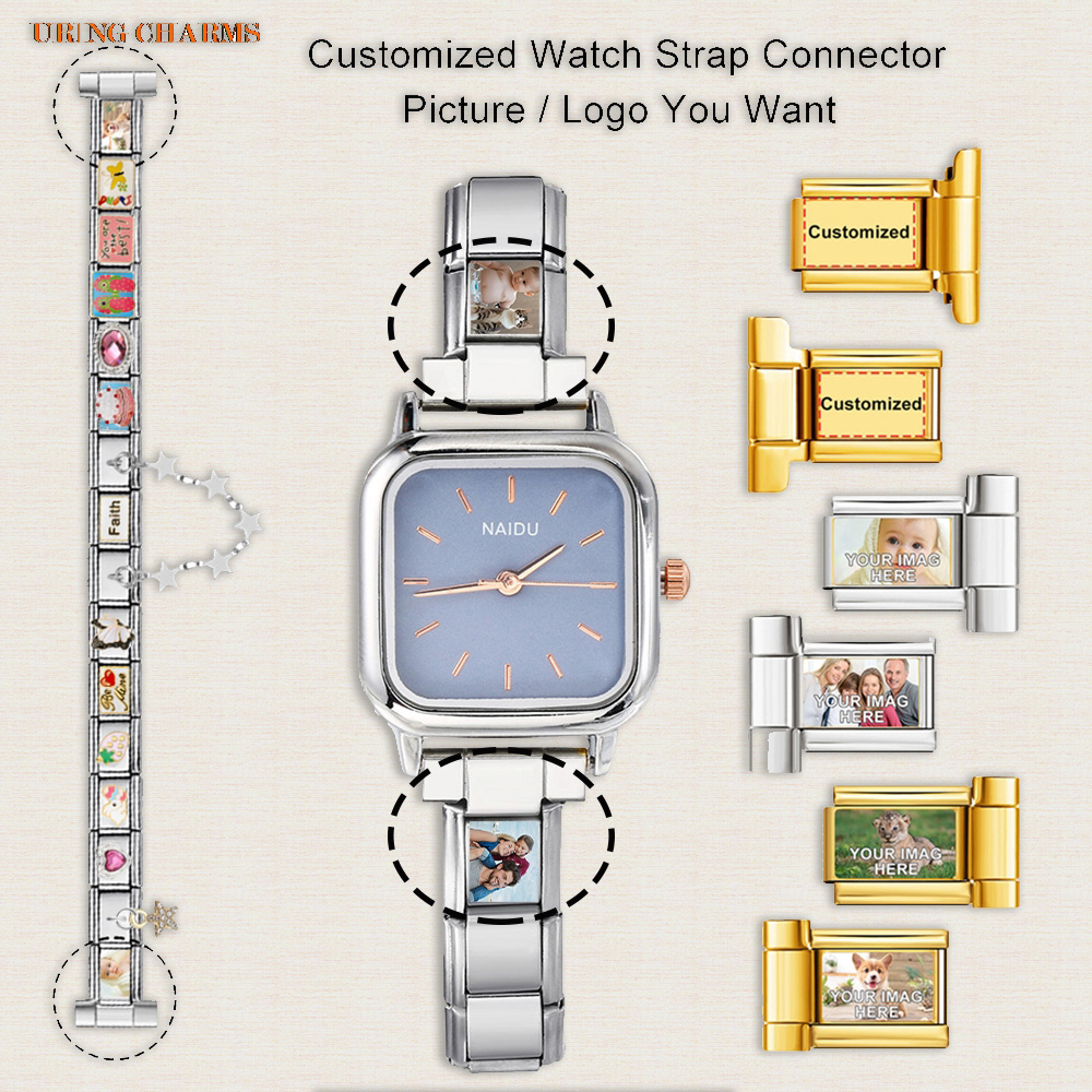 Jewelry Watch Making - 1 par de conector de correa
