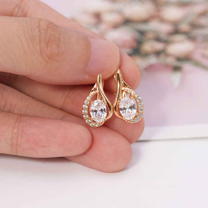 Pendientes de aro AAA+ con cir - Nick'S Jewelry & Watches Reviews reseña y precio