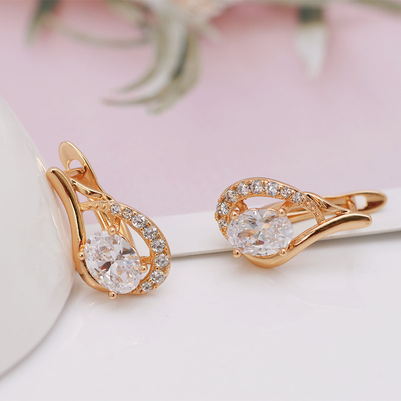 Pendientes de aro AAA+ con cir - Nick'S Jewelry & Watches Reviews reseña y precio
