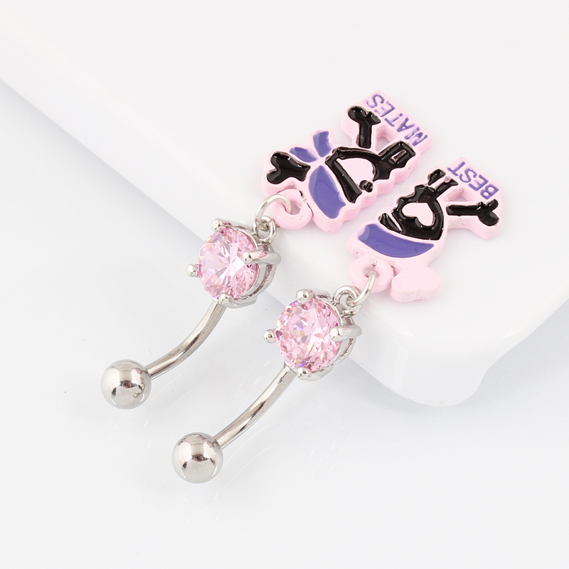 Un par de anillos para ombligo - Nick'S Jewelry & Watches Reviews reseña y precio