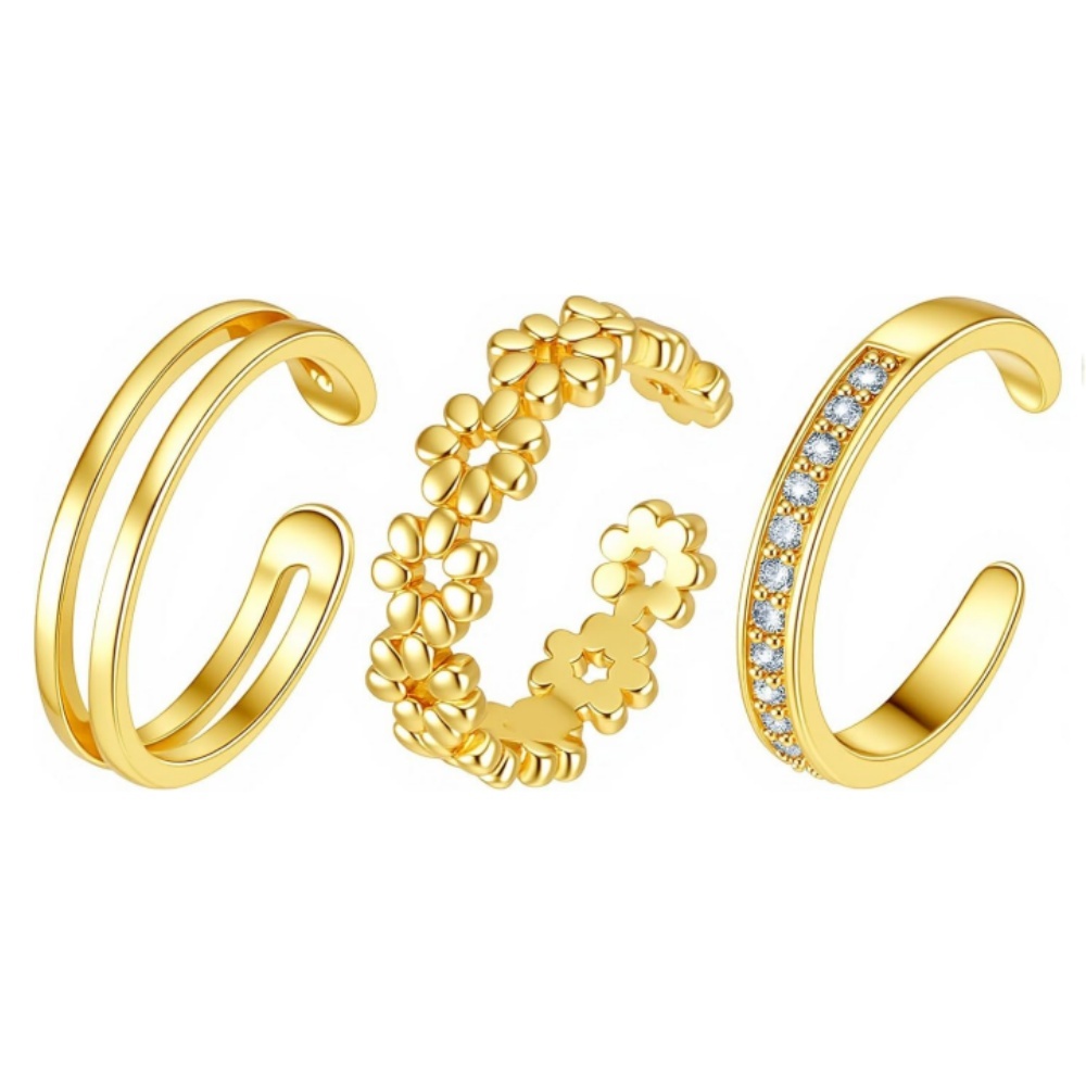 Juego de 3 Anillos Ajustables  - Minimalist Ring Stackable reseña y precio
