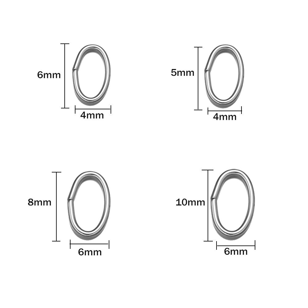 50 Uds. De anillos de salto ab - Hoop Earrings reseña y precio