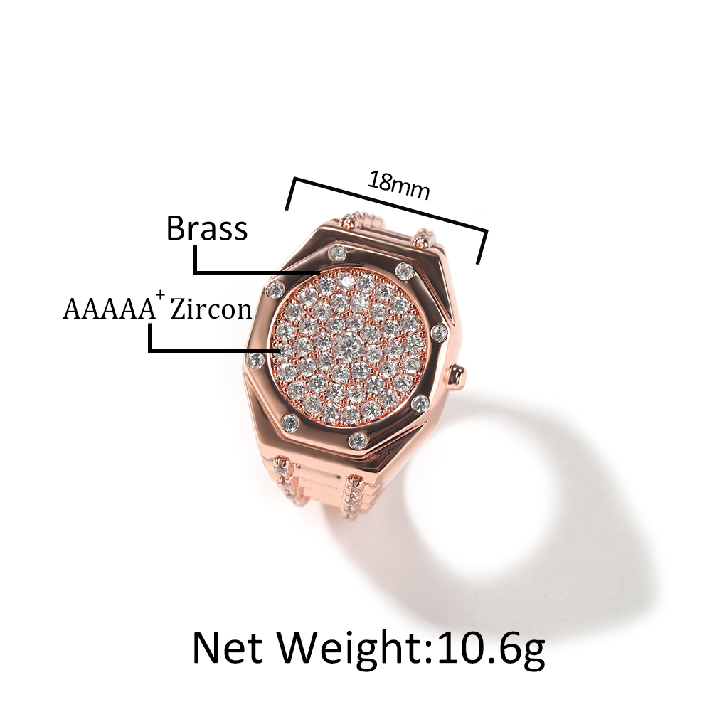 Anillos de reloj THE BLING KIN - King'S Jewelry Watches reseña y precio