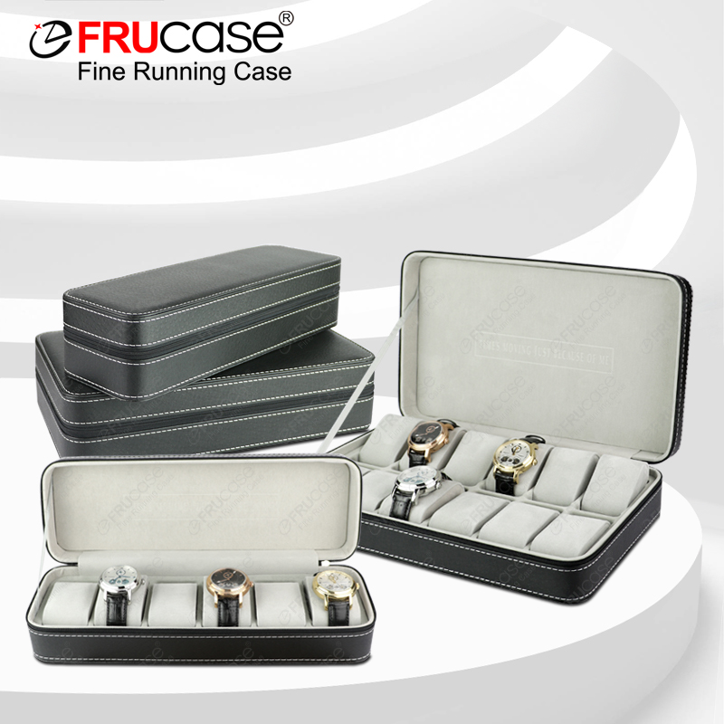 FRUCASE-caja de reloj negra de - Best Jewelry Watches reseña y precio